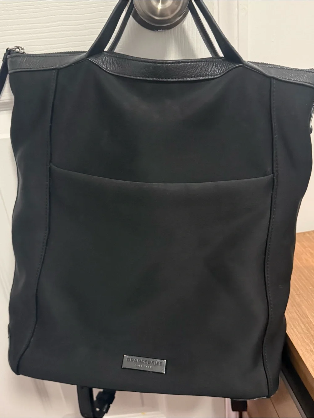 Cole Haan Black GrandSeries Logo Tote